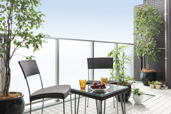 balcony ・ terrace ・ Private garden.  [balcony] Slop sink and waterproof outlet is installed, Balcony the depth of all households about 2m is secured. In addition to the extension space of the living room and dining, Can also be used as a gardening space (G type model room)