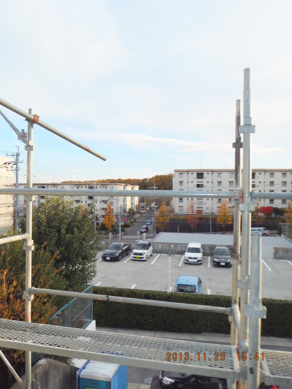 View photos from the dwelling unit. View from the site (November 2013) Shooting