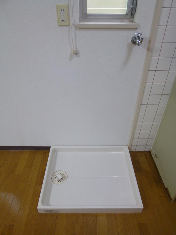 Bath. Washing machine Storage