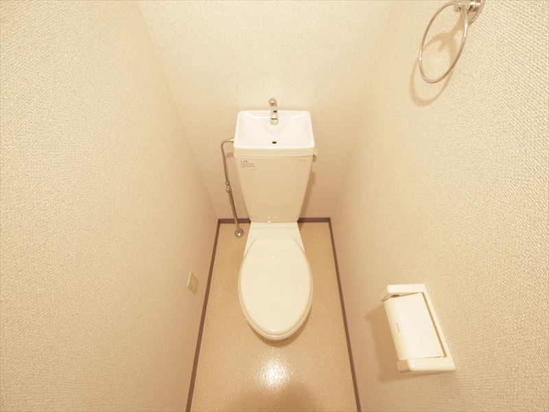 Toilet. Warm water washing toilet seat mounted Allowed