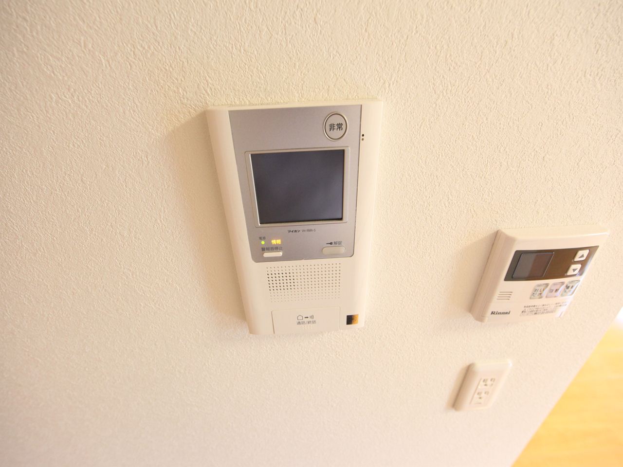 Security. Intercom with TV monitor