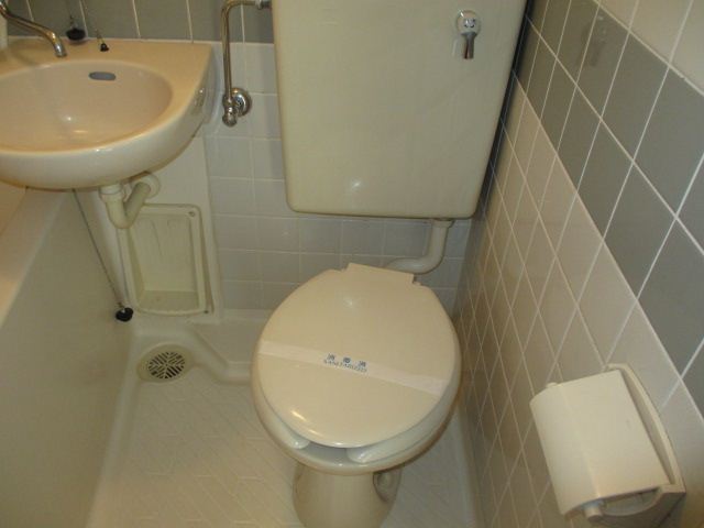 Toilet. Toilet and bath set