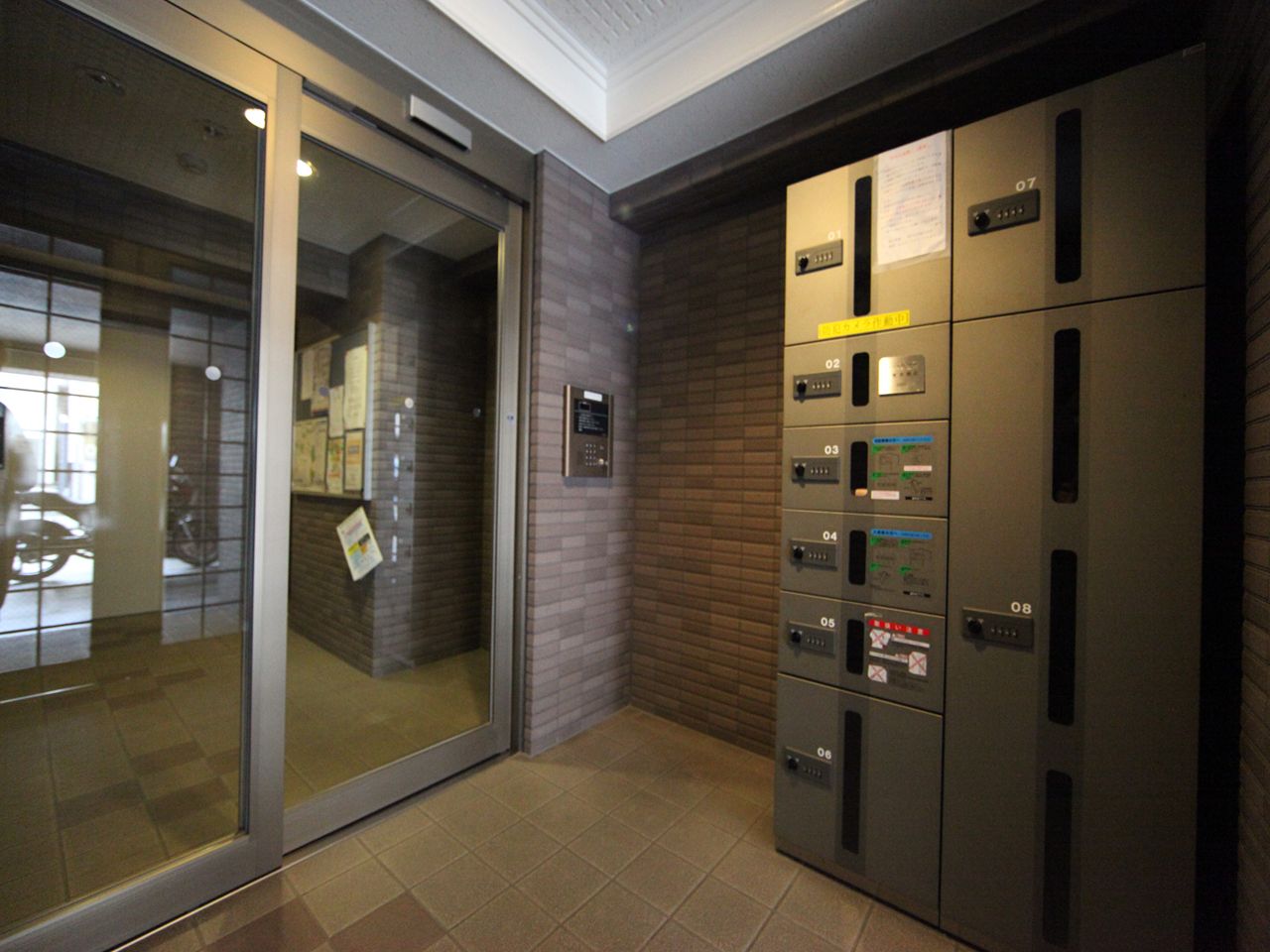 Entrance. surveillance camera auto lock Courier BOX You can furniture consumer electronics available