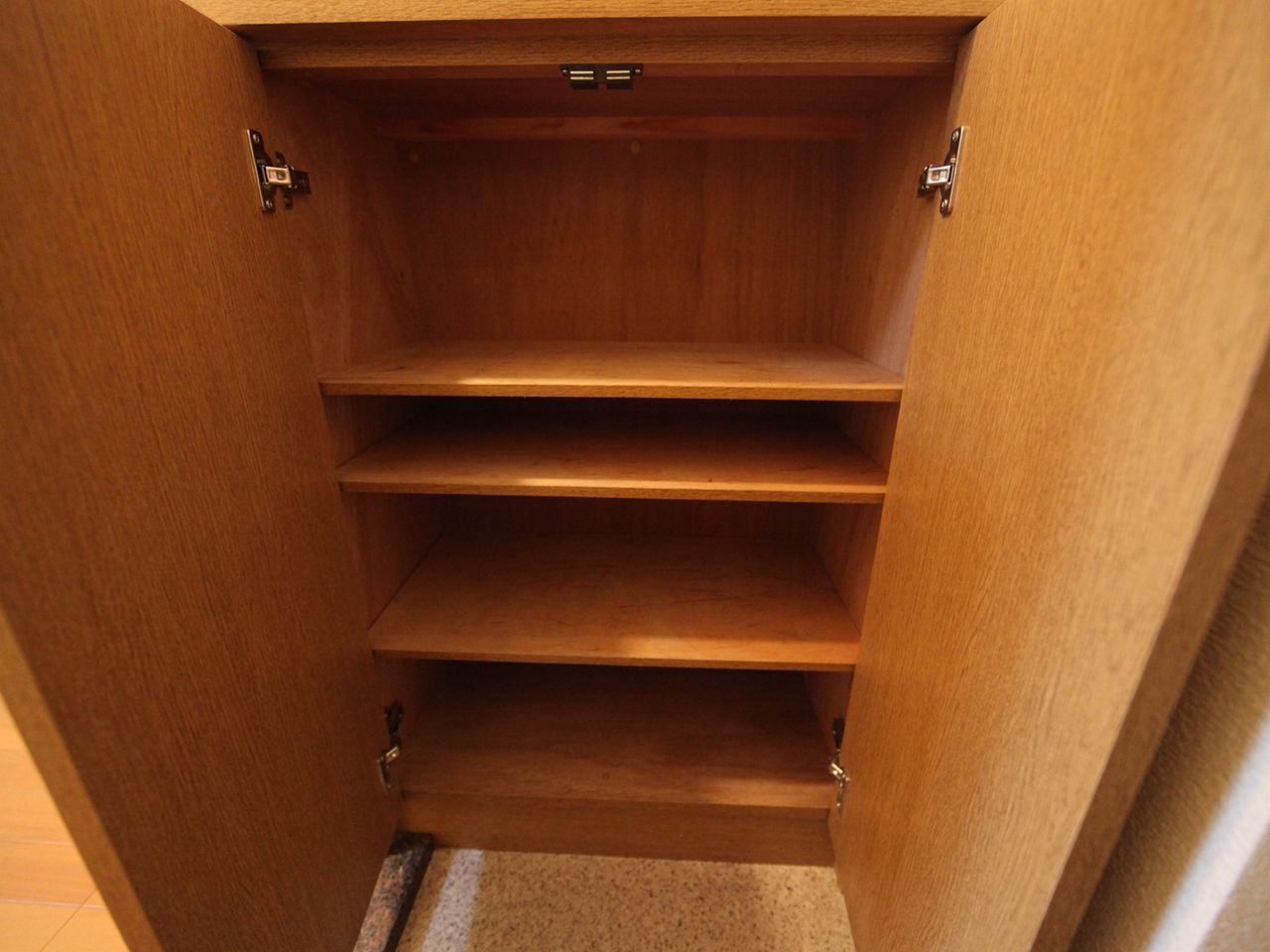 Entrance. Entrance With shoe box