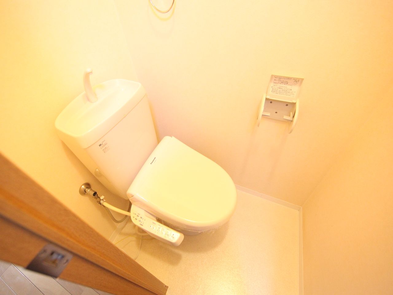 Toilet. WC Heating toilet seat