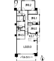 Floor: 4LDK + WIC, the occupied area: 110.27 sq m, Price: TBD