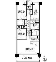 Floor: 3LDK + storeroom + WIC, the occupied area: 86.94 sq m, Price: TBD