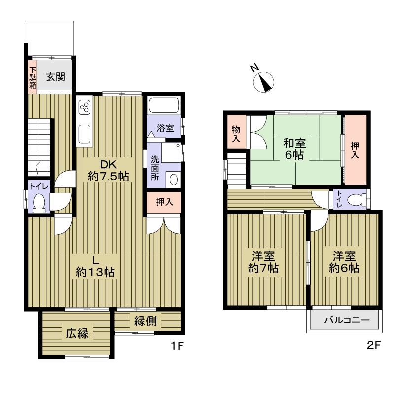 Floor plan. 39,900,000 yen, 3LDK, Land area 112.81 sq m , Building area 99.82 sq m