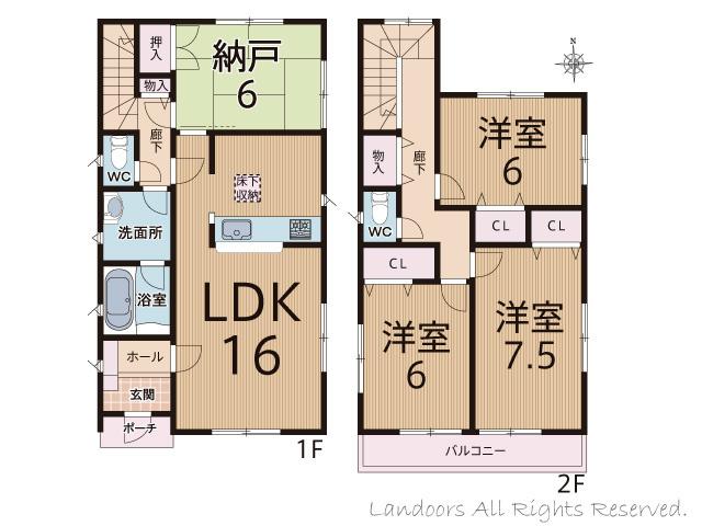Floor plan. 35,900,000 yen, 4LDK, Land area 116.18 sq m , Building area 98.82 sq m floor plan