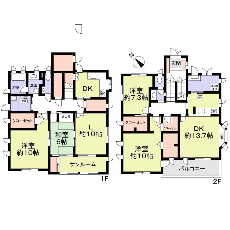 Floor plan. 82 million yen, 5LDK + S (storeroom), Land area 639.79 sq m , Building area 207.85 sq m