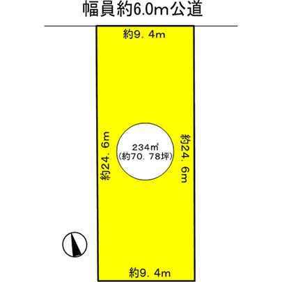Compartment figure. Aichi Prefecture, Chikusa-ku, Nagoya Kyomei 2-chome