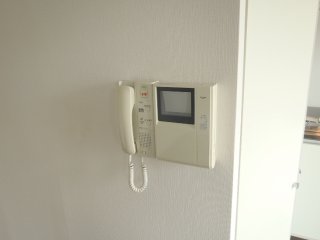 Security. Camera-equipped intercom