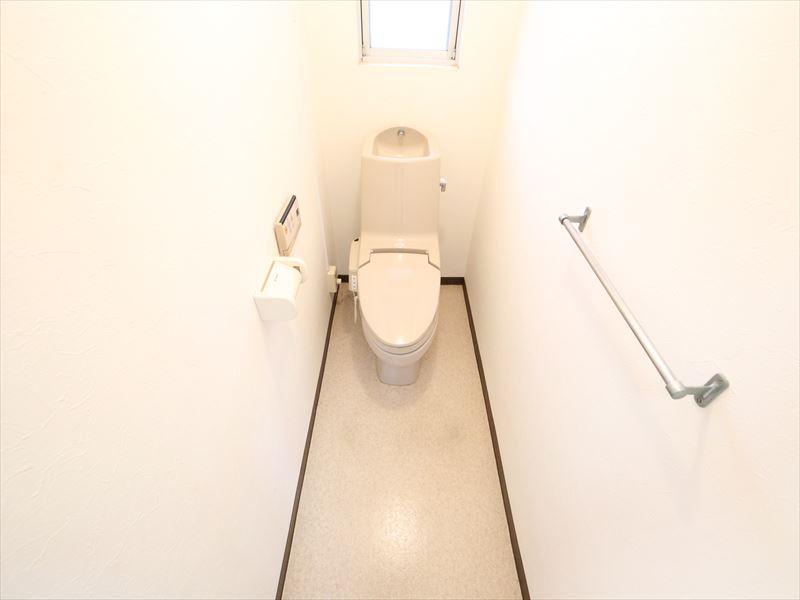 Toilet. With warm water washing toilet seat