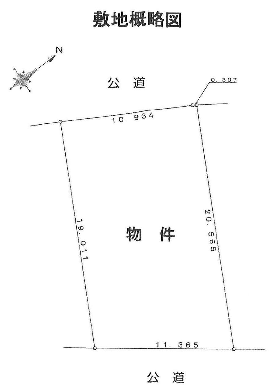 Compartment figure. Land price 28,200,000 yen, Land area 222.57 sq m