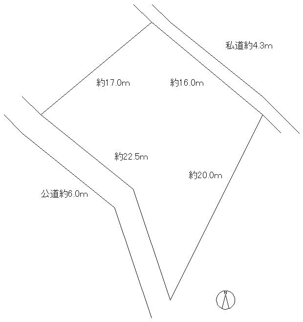 Compartment figure. Land price 52 million yen, Land area 426.57 sq m