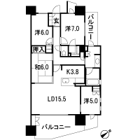 Floor: 4LDK + W, the occupied area: 97.78 sq m, Price: 55,480,000 yen ・ 65,980,000 yen