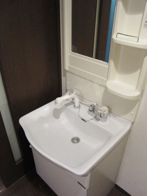 Washroom. Independent wash basin