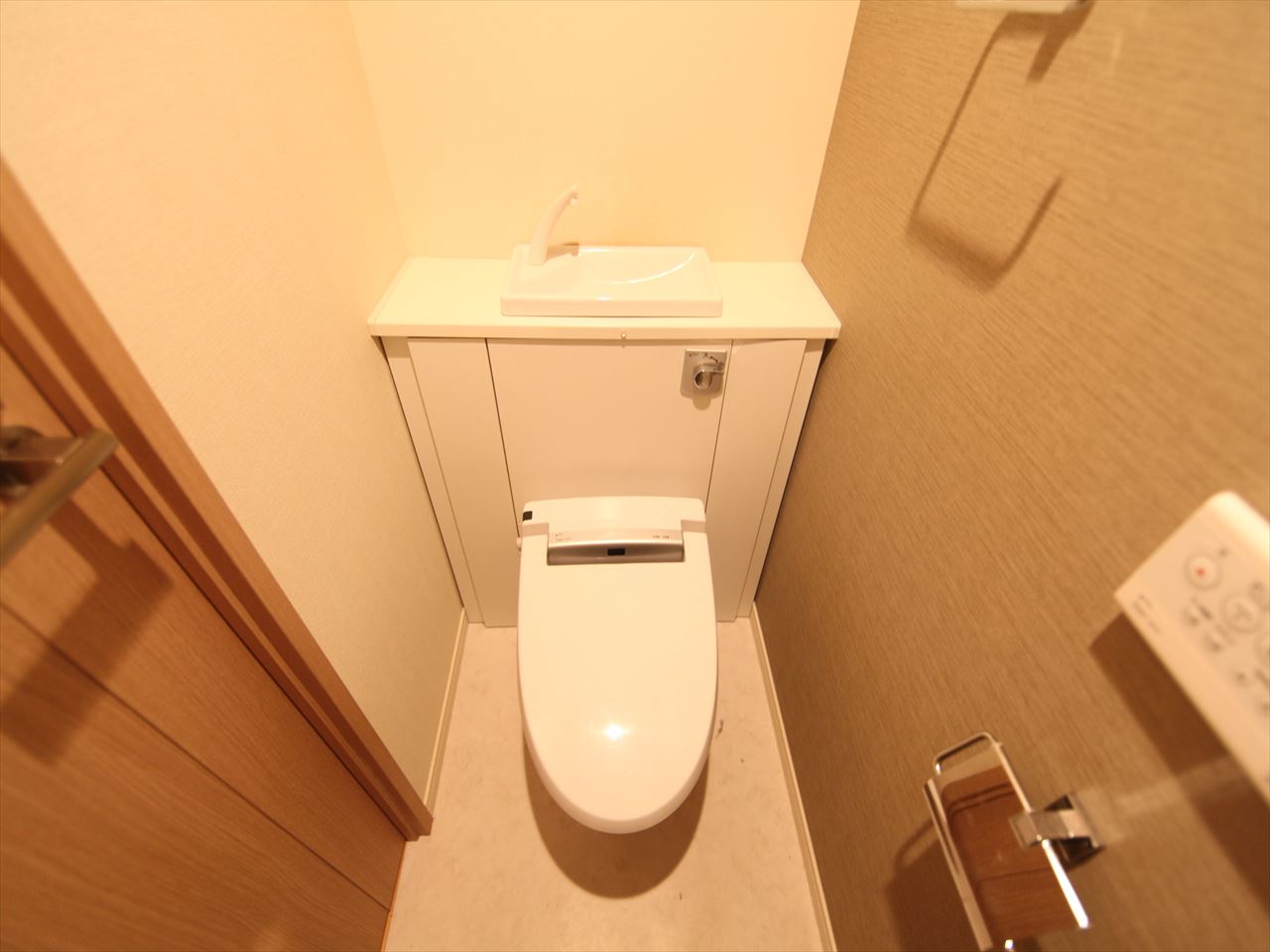 Toilet. Toilet (with warm water cleaning toilet seat)