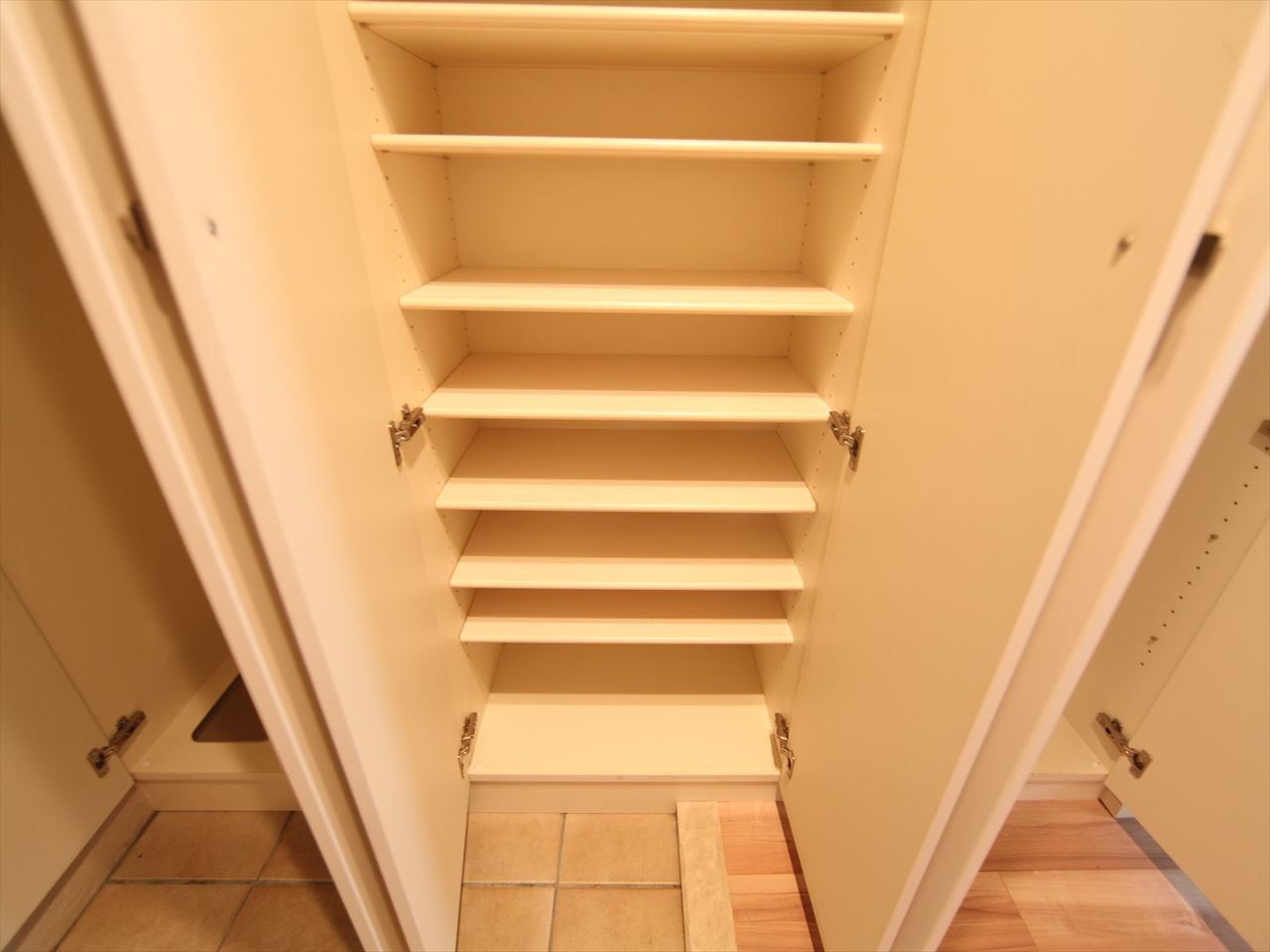 Entrance. Entrance storage Shoes with a box (storage rich have)