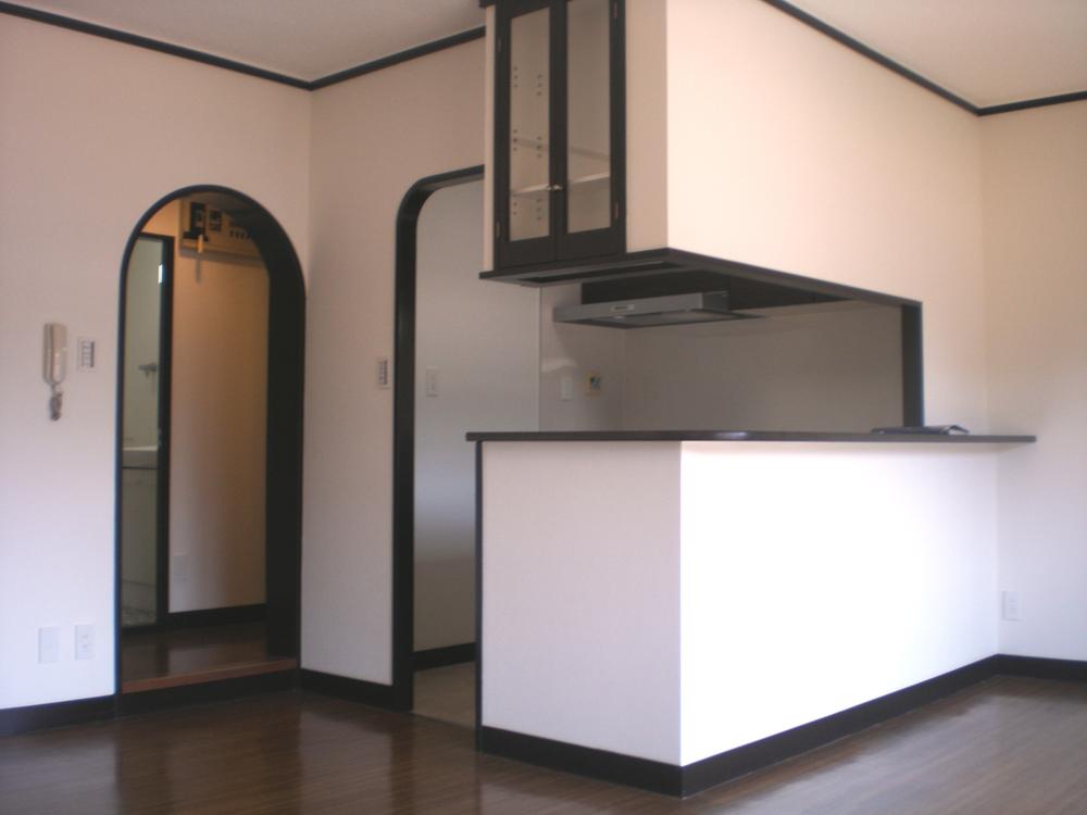 Kitchen. Kitchen with counter