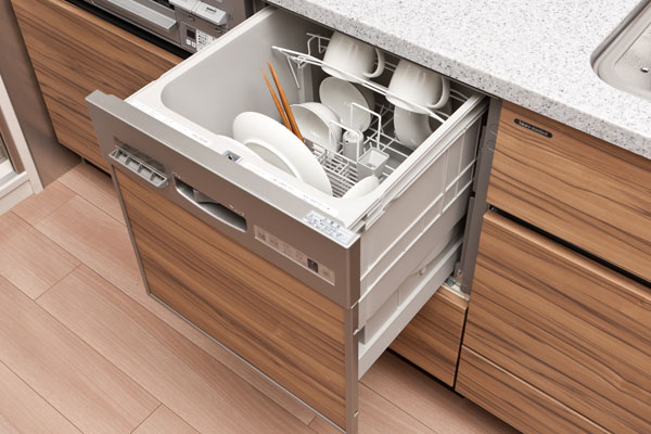 Kitchen.  [Dishwasher] Standard equipped with a built-in dishwasher. Easy-to-use pull-out, It supports the cleanup of the meal (same specifications)