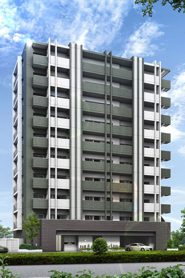 Buildings and facilities. Priaulx Chikusa Shin'nishi of simple modern look that does not fade even after when it is, It has become one floor 3 House of private highly design, Guests can enjoy the comfort life (Rendering)