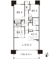 Floor: 3LDK, occupied area: 71.82 sq m