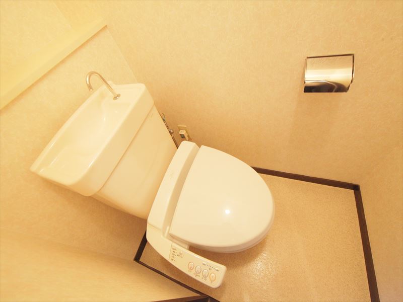 Toilet. With warm water washing toilet seat