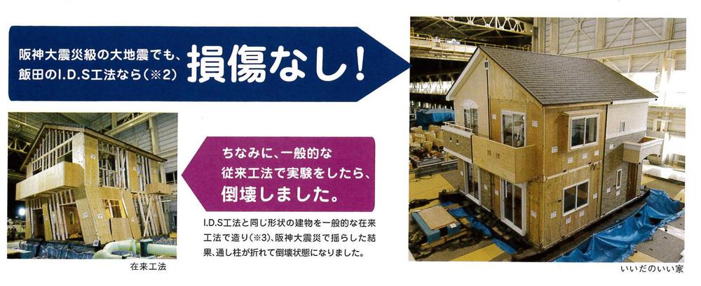 Construction ・ Construction method ・ specification. «Seismic grade 3" And (highest grade) Grade 3 ・  ・  ・ Intensity 6 upper ~ 7 about 1.5 times of the collapse against seismic force ・ Without collapse, So as not to damage to the magnitude 5 ax 1.5 times the seismic force. 