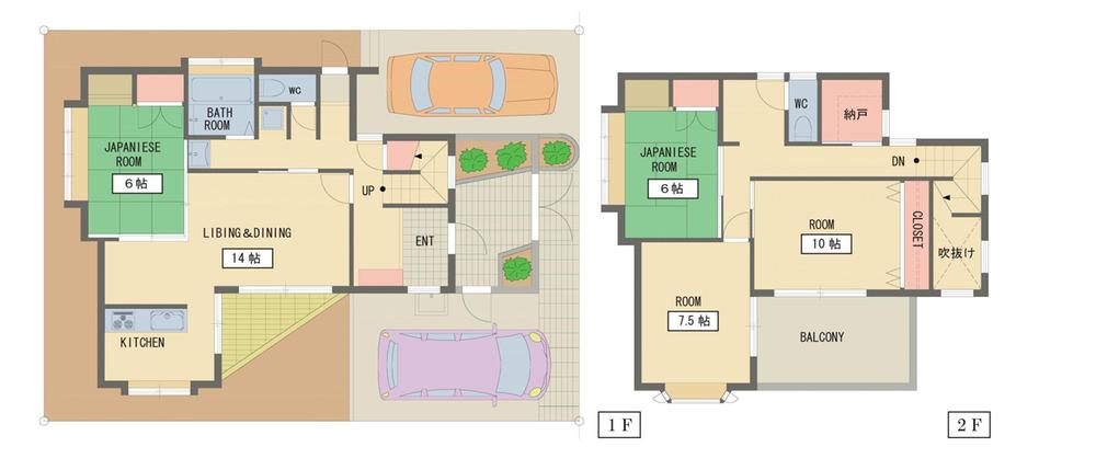 Floor plan. 43,800,000 yen, 4LDK + S (storeroom), Land area 159.5 sq m , 4LDK of enhancement with a building area of ​​119.12 sq m storeroom