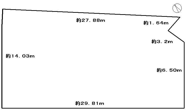 Compartment figure. Land price 39 million yen, Land area 387.14 sq m