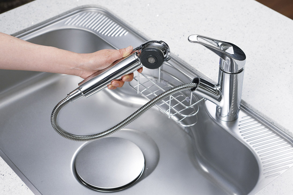 Kitchen.  [Water purification function shower faucet] Adopt a shower faucet with a water purification function (cartridge type). You can use every day feel free to clean and tasty water (same specifications)