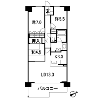 Floor: 3LDK + TR, the area occupied: 74.2 sq m, Price: 35.8 million yen