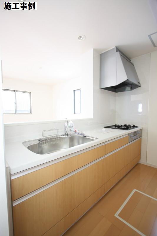 Construction Case IH system kitchen with cooking heater. Construction Case