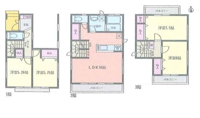 Floor plan. 27,900,000 yen, 4LDK, Land area 81.47 sq m , Building area 101.04 sq m
