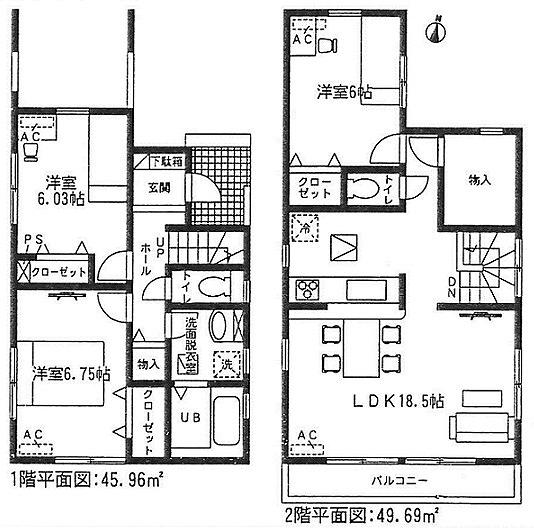 Floor plan. 29,900,000 yen, 3LDK + S (storeroom), Land area 103.71 sq m , Building area 95.65 sq m