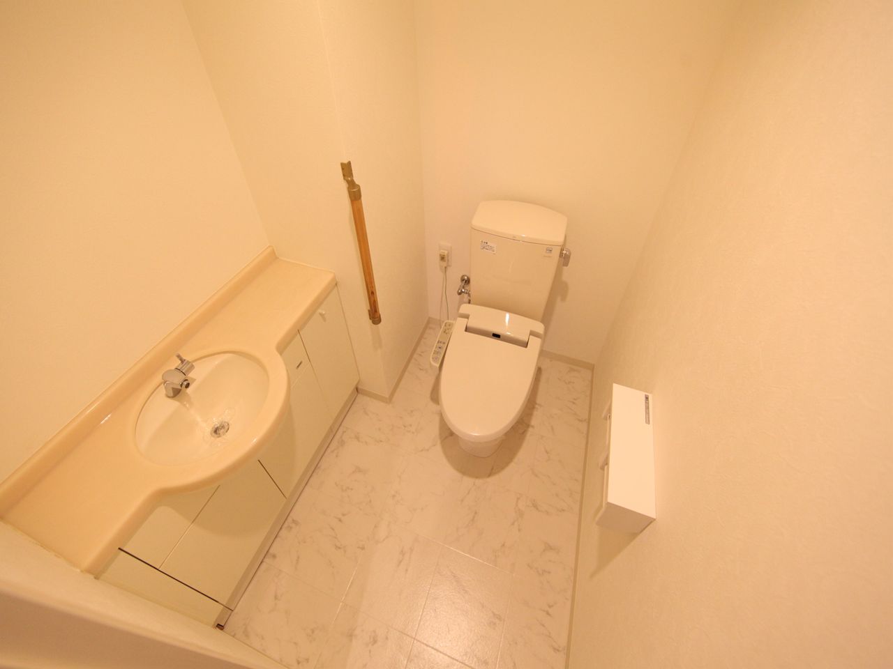 Toilet. Toilet (with warm water cleaning toilet seat)
