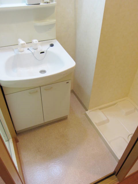 Washroom. Wash dressing room Washbasin shower type