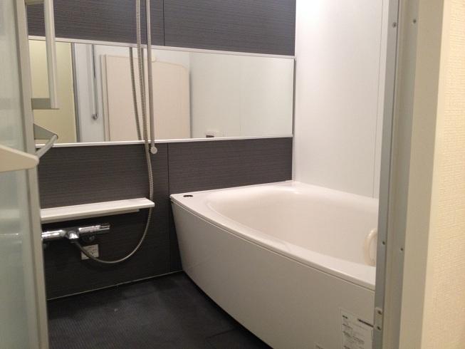 Bathroom. Bathroom with heating dryer