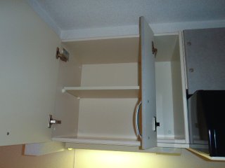 Kitchen. Kitchen shelf