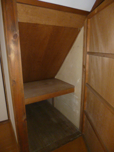 Receipt. Storage under the stairs