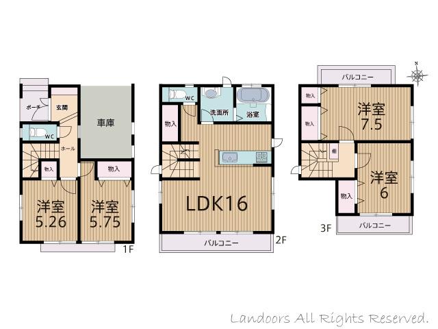 Floor plan. 27,900,000 yen, 4LDK, Land area 81.47 sq m , Building area 101.04 sq m floor plan