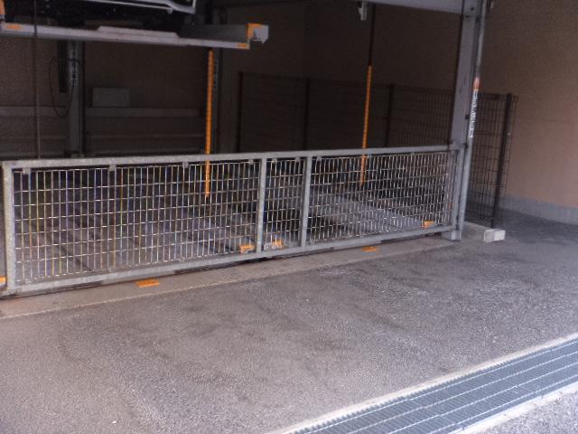 Parking lot. Common areas