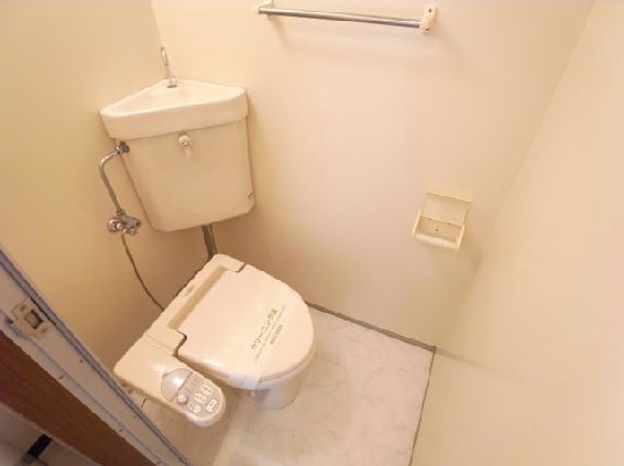 Toilet. Bathroom with a shower