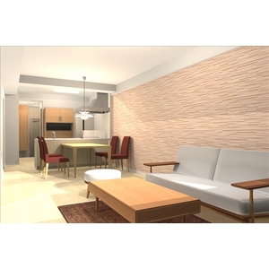 Living and room. Renderings