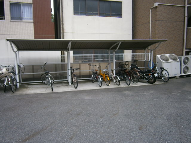 Other common areas. bicycle parking space