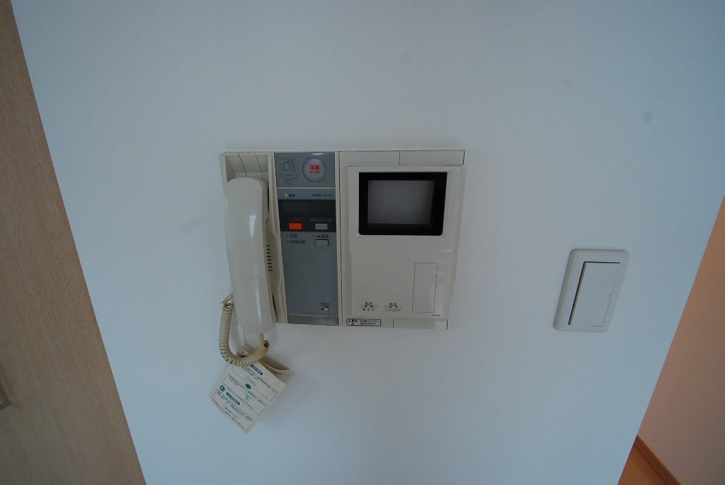 Security. Camera-equipped intercom