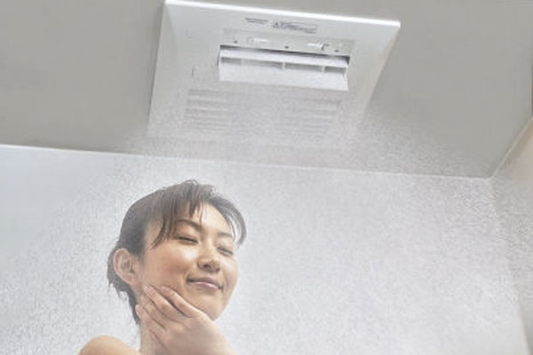 Bathing-wash room.  [Mist with bathroom heating ventilation dryer] In the bathroom ventilation dryer, Beauty, Moisture retention, Equipped with a mist sauna the effect of relaxation, and the like can be expected. To promote blood circulation, You warm the body from the core (same specifications)