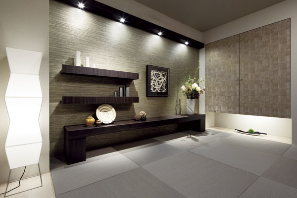 Interior.  [Japanese-style room] Japanese-style room is filled with calmness, Space to create the flavor of the sum. As a drawing room, You can use, such as versatile as a hobby of the room (F type model room)