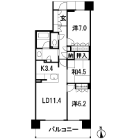 Floor: 3LDK + storeroom, occupied area: 74.36 sq m, Price: 42,200,000 yen ・ 42,800,000 yen